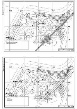 工廠改造公園景觀設(shè)計(jì)人工水池總圖
