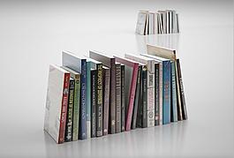 英文書模型素材