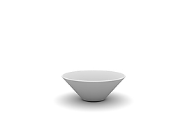圓臺形盥洗池模型