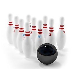 保齡球器材模型素材