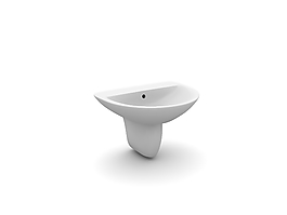 精美馬桶凈身盆3D模型
