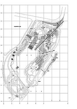 改造公園景觀設計施工圖調整總平面圖紙