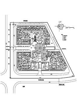 CAD環(huán)境景觀豎向標(biāo)高圖紙