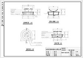 東莞黃大仙公園施工圖花缽圖紙