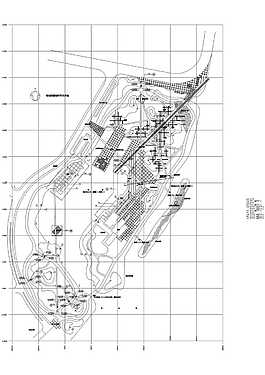 公園改造內(nèi)湖總平面CAD圖紙
