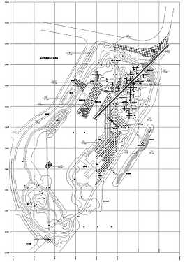 公园改造索引总平面CAD图纸