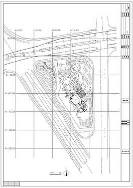 公园景观设计总平面图图纸