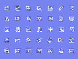 SEO主題圖標(biāo)素材sketch素材