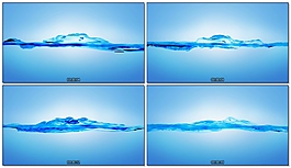 LED舞臺藍(lán)色水波紋視頻背景