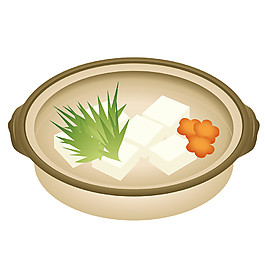 手繪砂鍋食品元素素材