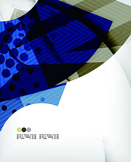炫彩藍(lán)色背景矢量合集