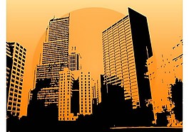 城市建筑背景素材