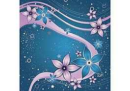 花朵圖案矢量素材