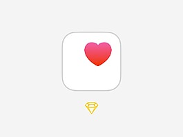 Apple健康套件圖標sketch素材