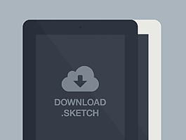 最小的ipad圖標sketch素材