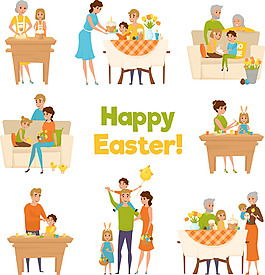 幸福一家人的日常生活