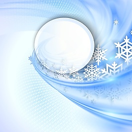 雪花甜美夢(mèng)幻冬季雪花流光