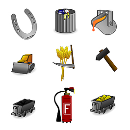 运输工具图标彩色图标素材icon