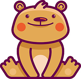 可愛兒童母嬰服裝卡片小動物嬰兒矢量