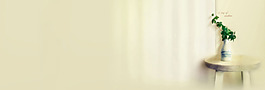 黃色簡(jiǎn)潔家居banner背景