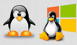 Linux企鵝圖標免摳png透明圖層素材