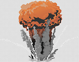 大爆炸效果免摳png透明圖層素材