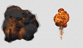 爆炸效果圖片免摳png透明圖層素材