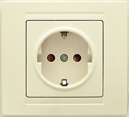 圓孔電源插座免摳png透明圖層素材