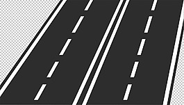 高速公路背景图免抠png透明图层素材