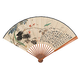 中國風(fēng)復(fù)古扇子免扣元素