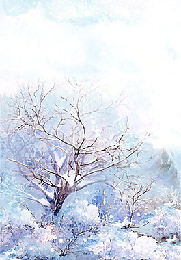 古風(fēng)雪景圖案系列