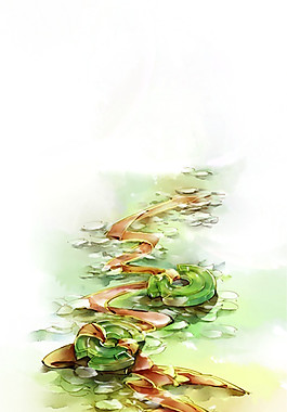 精美古風(fēng)抽象風(fēng)景元素