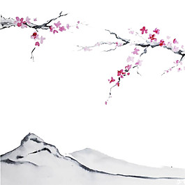 中國風(fēng)花卉圖案元素