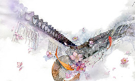 精美古风花卉元素