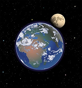 地球宇宙空間銀河系矢量