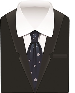 西服元素矢量素材