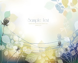 彩色光圈花紋背景矢量