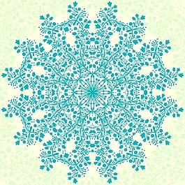 雪花花紋背景矢量素材