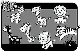 矢量素材小動物