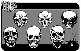 矢量素材骷髏頭