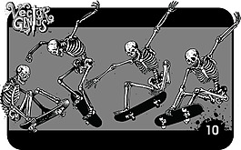 矢量素材僵尸骷髏