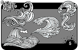 矢量海浪素材