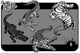 矢量素材鱷魚