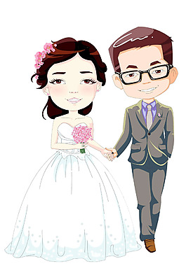 手繪結婚元素