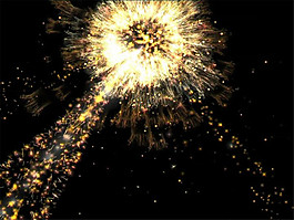 絢爛綻放的節(jié)日慶祝煙火