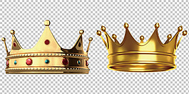 公主皇冠免摳png透明圖層素材