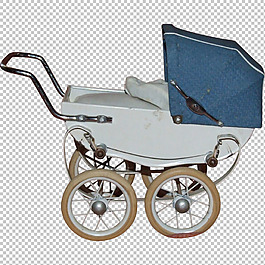 嬰兒車圖片免摳png透明圖層素材
