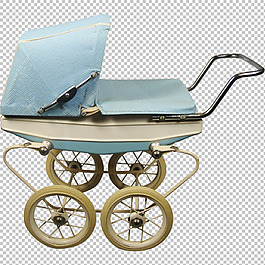 嬰兒車插圖免摳png透明圖層素材