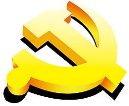 金色黨標PNG元素