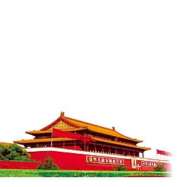 天安門建筑圖片元素